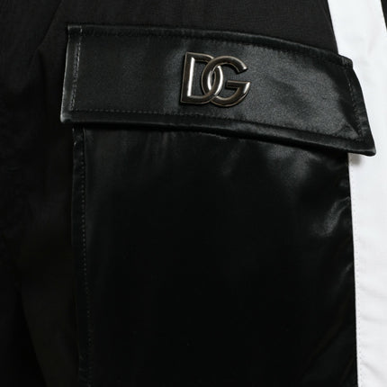 Dolce & Gabbana Black Nylon Cargo Jogger Men Sweatpants Pants