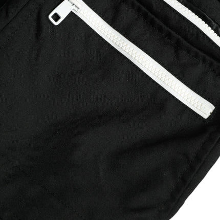 Dolce & Gabbana Black Nylon Cargo Jogger Men Sweatpants Pants