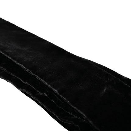 Dolce & Gabbana Black Viscose Wide Waist Women Belt