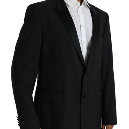 Dolce & Gabbana Blue MARTINI Single Breasted Coat Blazer