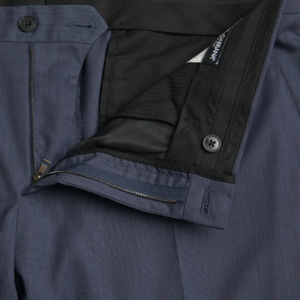 Dolce & Gabbana Blue Wool Slim Fit Dress Formal Pants