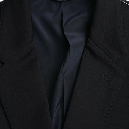 Dolce & Gabbana Black Wool Single Breasted Coat Blazer