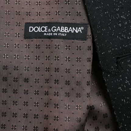 Dolce & Gabbana Black Brown Silk Waistcoat Dress Formal Vest