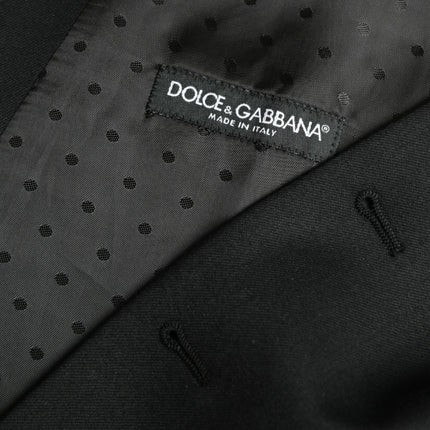Dolce & Gabbana Black Silk Waistcoat Dress Formal Vest