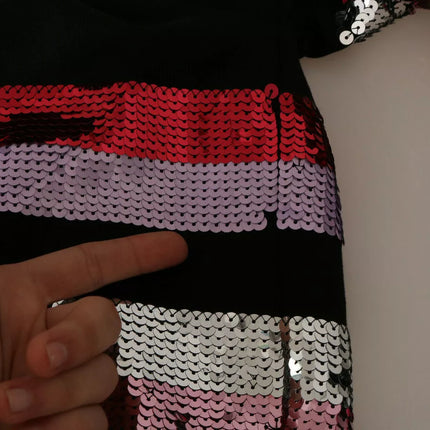 Dolce & Gabbana DG Sequined Hooded Pullover Sweater
