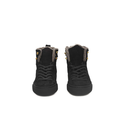 Cerruti 1881 Black Cowhide Women Sneaker