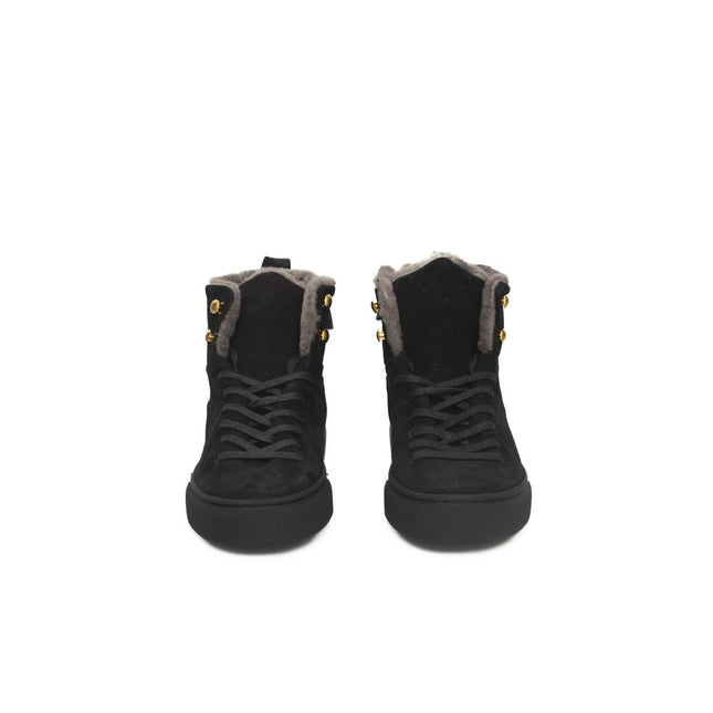 Cerruti 1881 Black Cowhide Women Sneaker