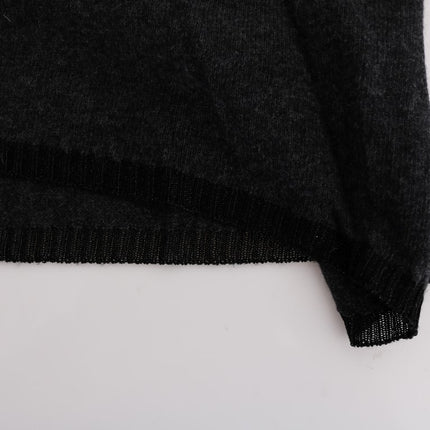 Costume National Gray Viscose Knitted Sweater