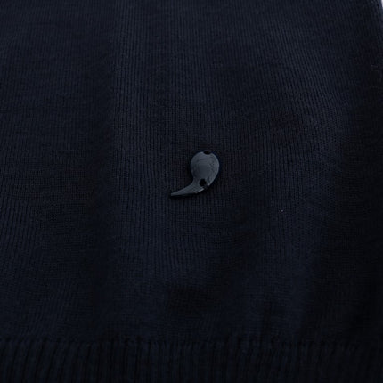 MARGHI LO' Blue Wool Long Sleeve Shift Dress