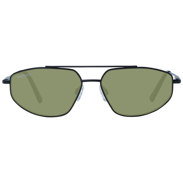 Serengeti Black Metal Sunglasses