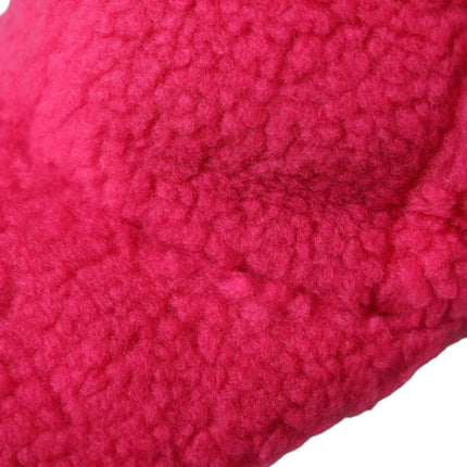 Dolce & Gabbana Pink Fleece Plush Baseball Hat Men