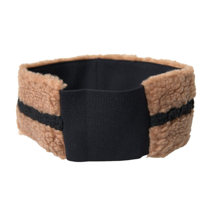Dolce & Gabbana Brown Black Fleece Wool Head Band Hat Men
