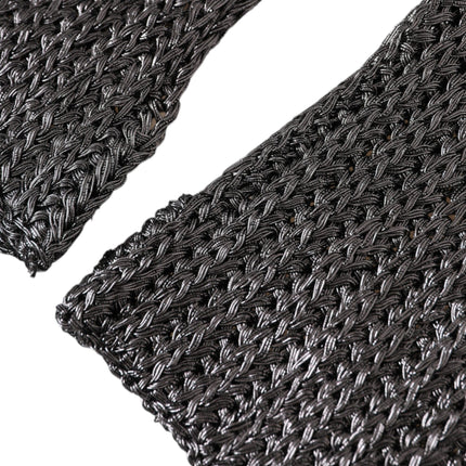 Dolce & Gabbana Gray Viscose Knitted Finger Less Gloves