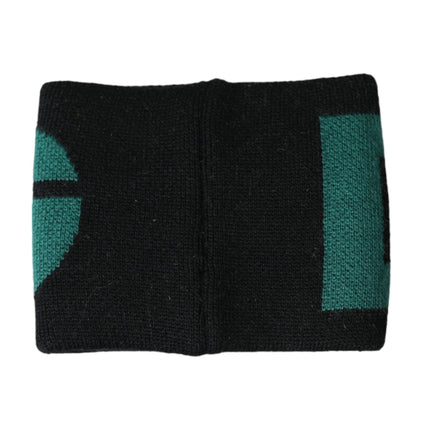 Dolce & Gabbana Black Green Wool Logo #DGMILLENNIALS Wristband