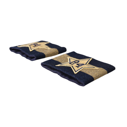 Dolce & Gabbana Black Gold Logo Star 84 Viscose Wristband