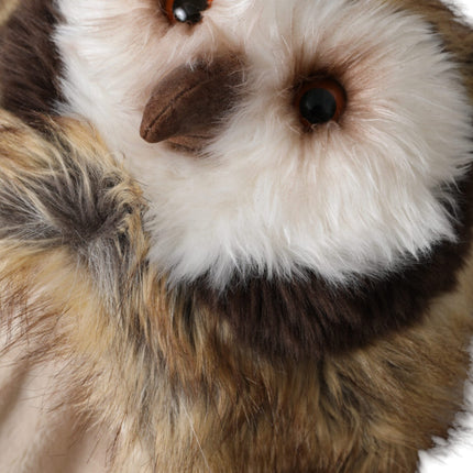 Dolce & Gabbana Brown Owl Faux Fur Whole Head Cap Hat