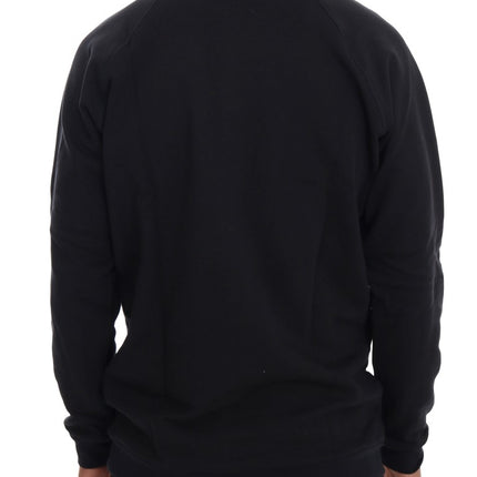 Daniele Alessandrini Blue Crewneck Cotton Sweater