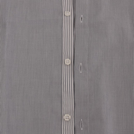 Frankie Morello White Blue Check Casual Cotton Regular Fit Shirt