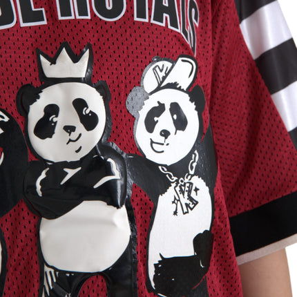 Dolce & Gabbana Multicolor Royals Panda Oversized T-shirt
