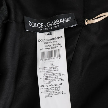 Dolce & Gabbana Gold Silk Stretch Romper Body