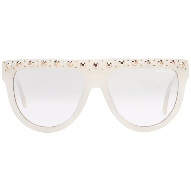 Marciano by Guess White Plastic Sunglasses