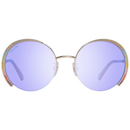 Swarovski Gold Metal Sunglasses
