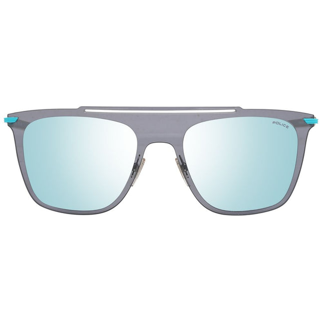 Police Gray Metal & Plastic Sunglasses