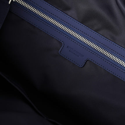 Dolce & Gabbana Blue Nylon Calfskin Hand Shoulder Duffel Bag