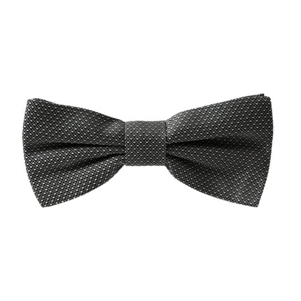 Dolce & Gabbana Gray Silk Patterned Adjustable Neck Men Bow Tie