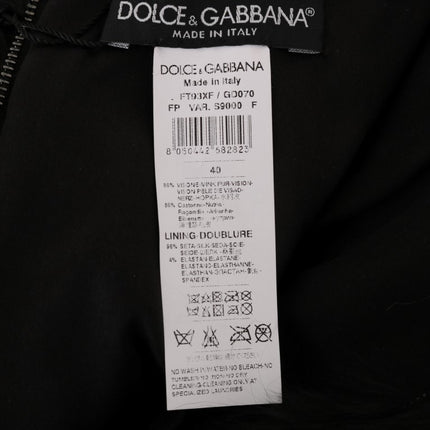 Dolce & Gabbana Black Mink Nutria Fur Mini Hot Pants