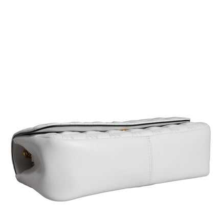 Versace White Mini Nappa Leather Crossbody Shoulder Bag