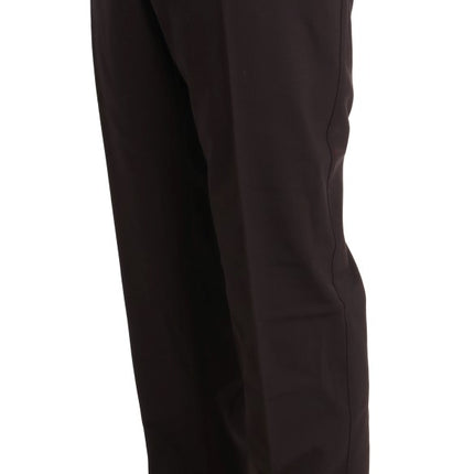Dolce & Gabbana Bordeaux Wool Stretch Long 3 Piece Suit