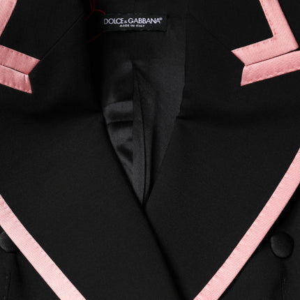Dolce & Gabbana Black Wool Blend Sleeveless Jumpsuit Dress