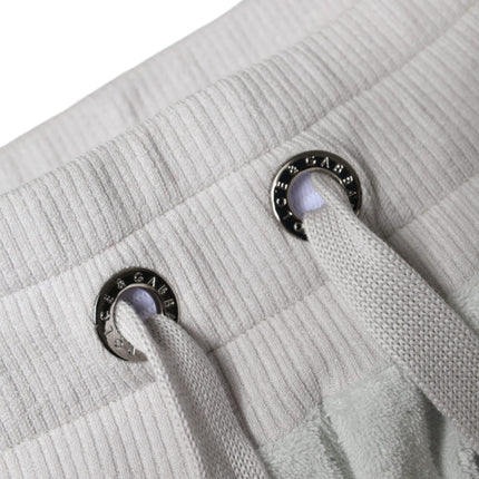 Dolce & Gabbana White Nylon Jogger Sweatpants Pants