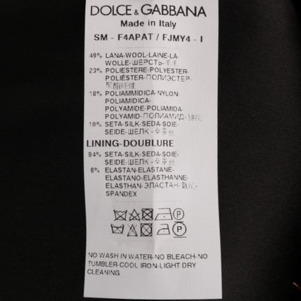 Dolce & Gabbana Gold Black Short Mini Skirt