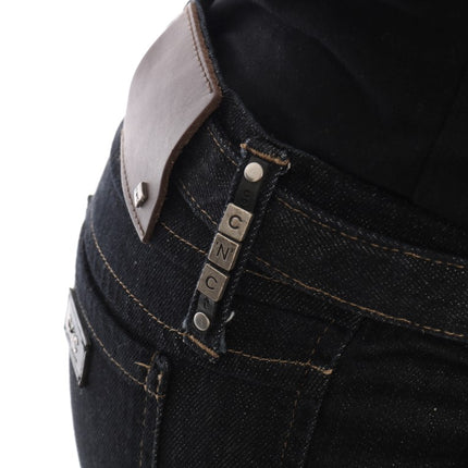 Costume National Blue Cotton Stretch Slim Fit Jeans