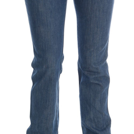 Costume National Blue Wash Cotton Slim Denim Jeans