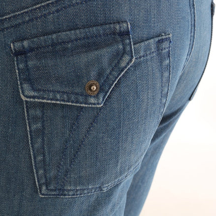 Costume National Blue Wash Cotton Slim Denim Jeans