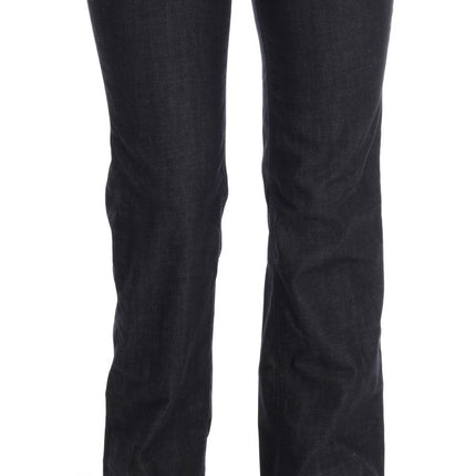 Costume National Dark Blue Cotton Classic Fit Jeans