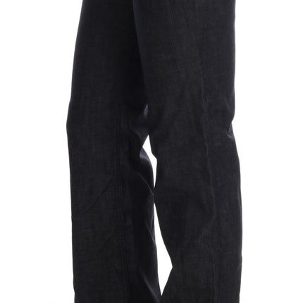 Costume National Dark Blue Cotton Classic Fit Jeans