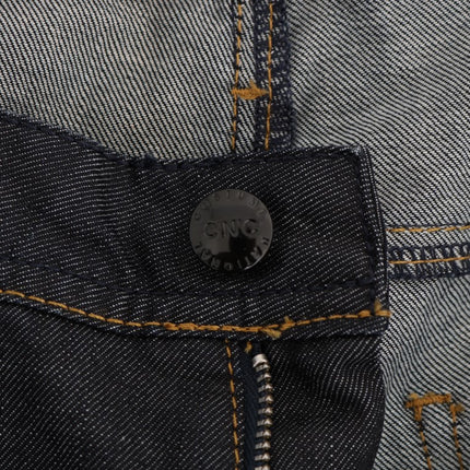Costume National Dark Blue Cotton Classic Fit Jeans
