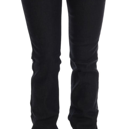 Costume National Blue Cotton Stretch Slim Fit Jeans