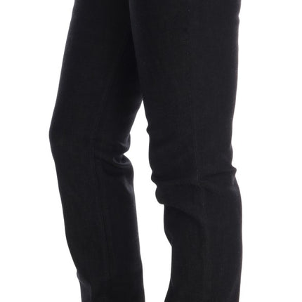 Costume National Blue Cotton Stretch Slim Fit Jeans
