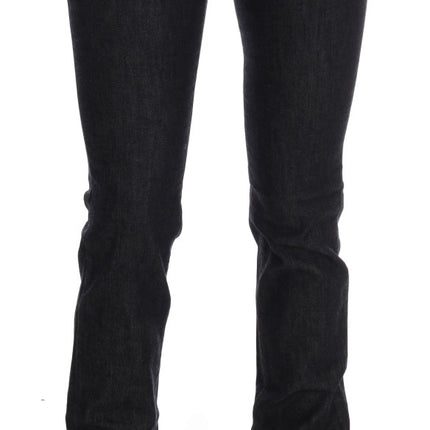 Costume National Blue Cotton Stretch Slim Fit Jeans