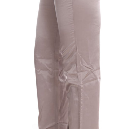 Costume National Beige Cotton Slim Fit Jeans