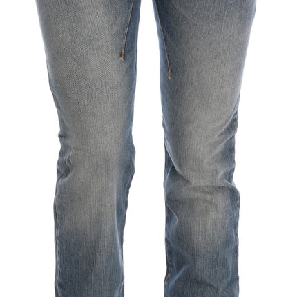 Costume National Blue Cotton Stretch Denim Jeans