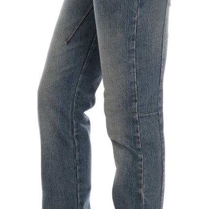 Costume National Blue Cotton Stretch Denim Jeans