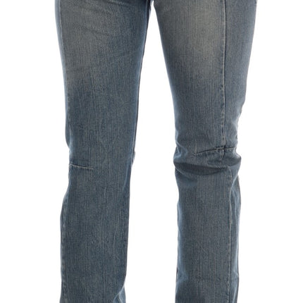 Costume National Blue Cotton Stretch Denim Jeans