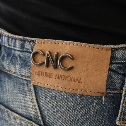 Costume National Blue Cotton Stretch Denim Jeans