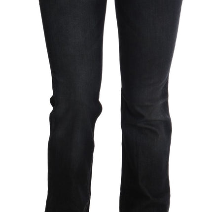 Costume National Dark Blue Cotton Slim Fit Jeans
